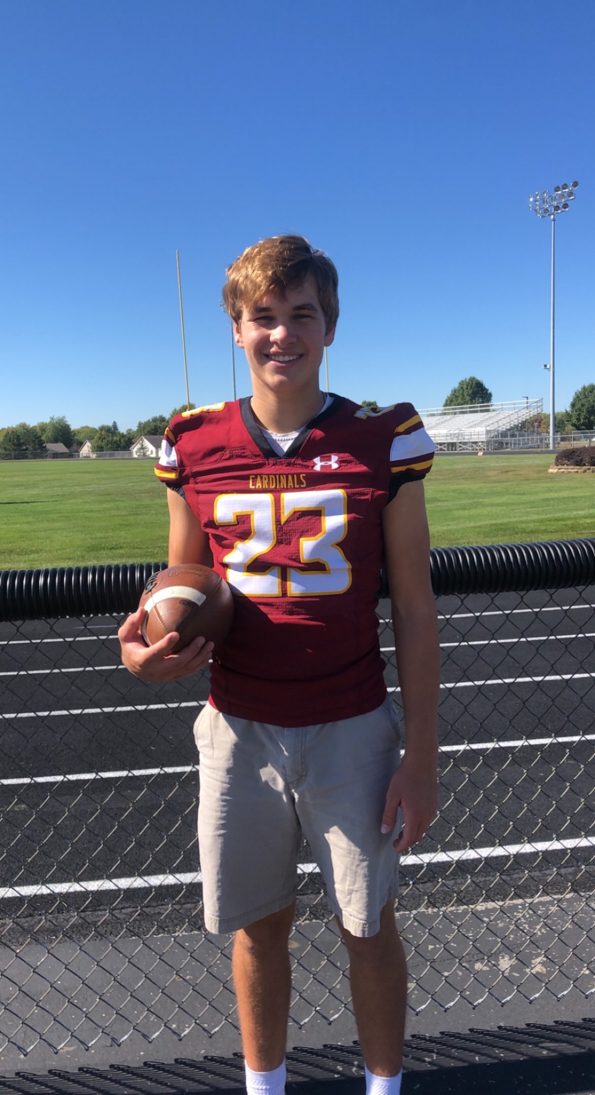 Get to know New Bremen football player, senior Ben Sailer BVM Sports