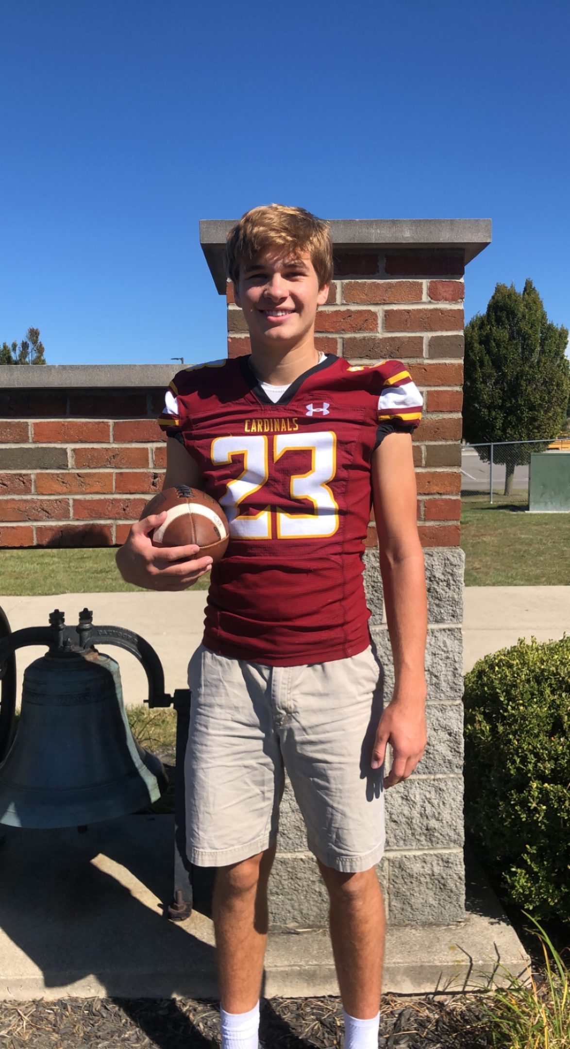 Get to know New Bremen football player, senior Ben Sailer BVM Sports