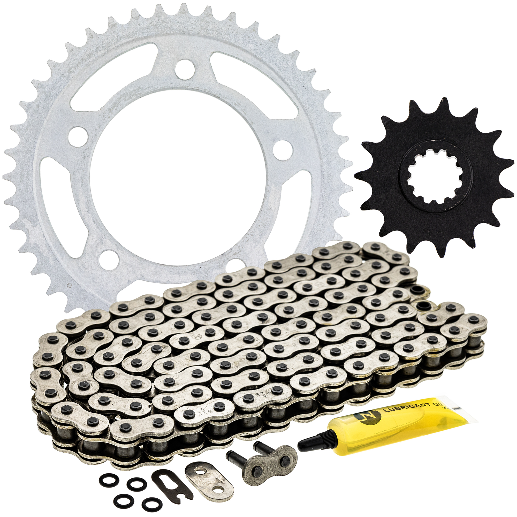 Sprocket Chain Set for Honda CB600F 15/43 Tooth 525 ORing Front