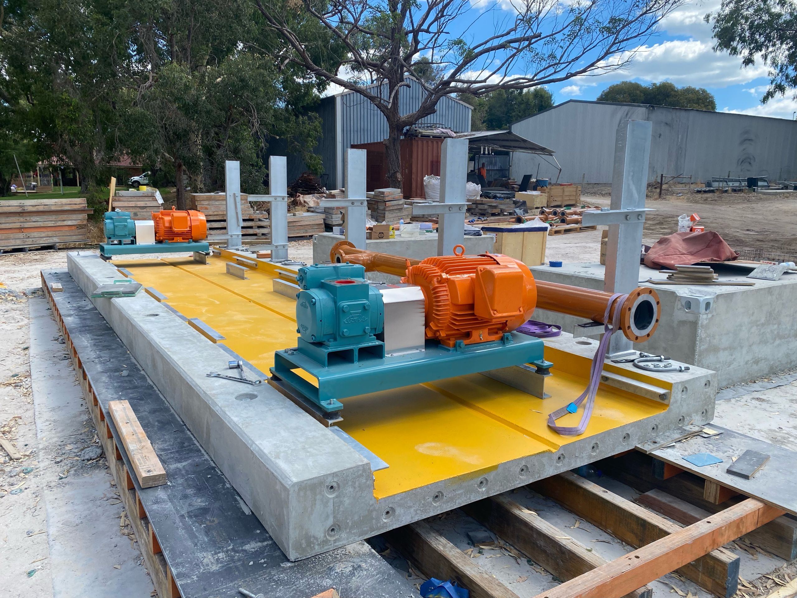 Pump skid B. Waddell Consulting Engineers