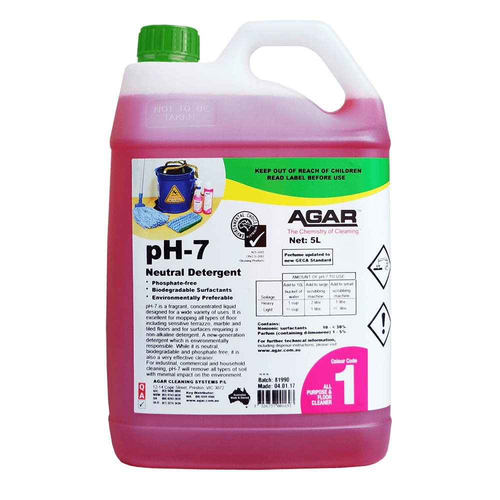 Agar PH7 Neutral Cleaner Brisbane Wholesale Cleaning Supplies