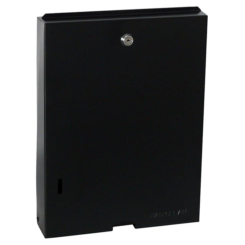 Steel Ultraslim Hand Towel Dispenser Black Brisbane Wholesale