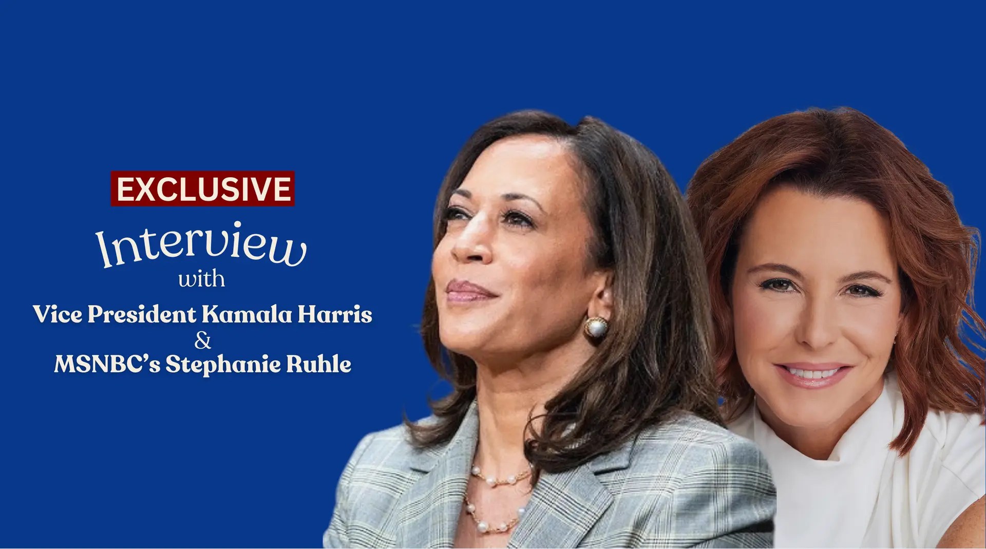 Vice President Kamala Harris’ First Solo Network Interview Black