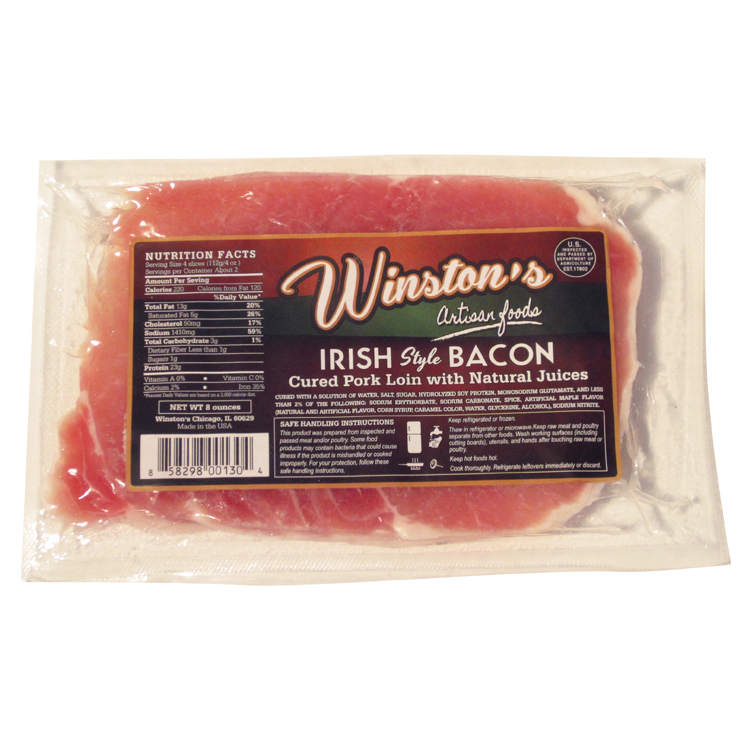 Winston’s Irish Bacon 8oz (227g) *FROZEN BWI