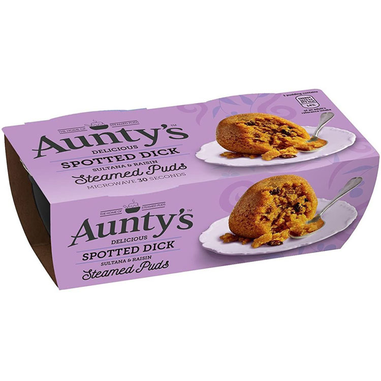 Aunty’s Twinpot Pudding – Spotted Dick 6.70oz (190g) – BWI
