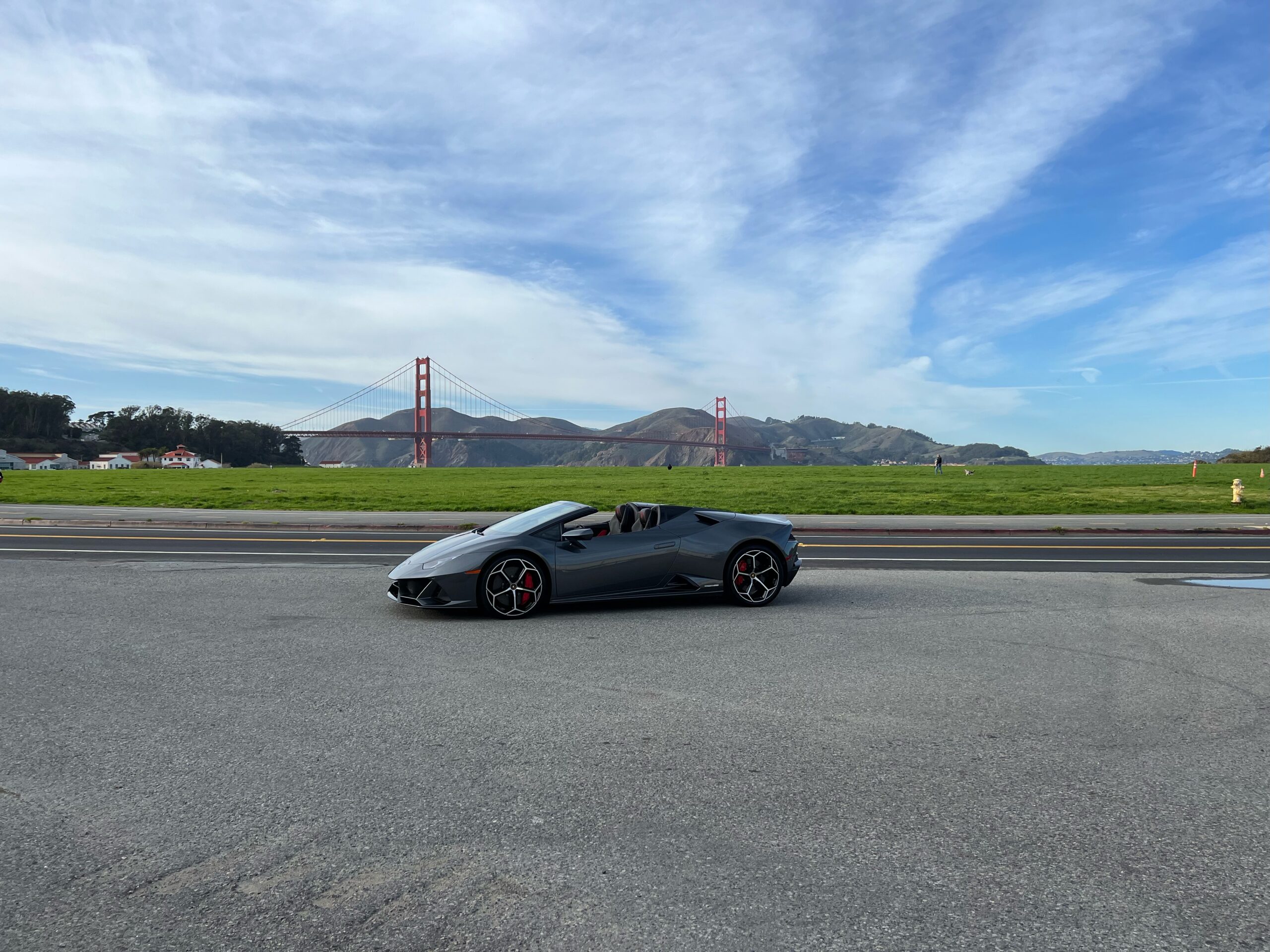 Convertible rental in Los Angeles & SF B&W convertible car rental