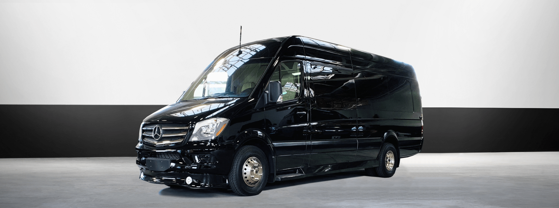 Rent a Mercedes Benz Sprinter Van B&W Car Rental LA & SF