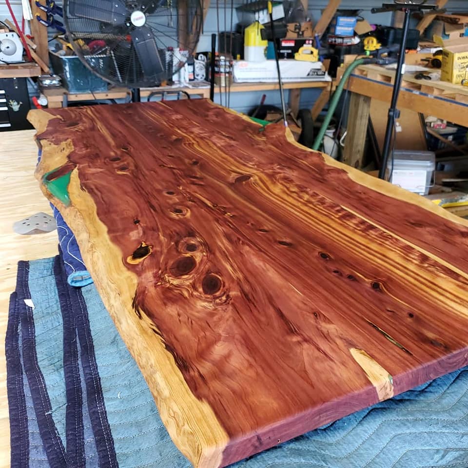 Cedar Kitchen Table Top — BW Customs