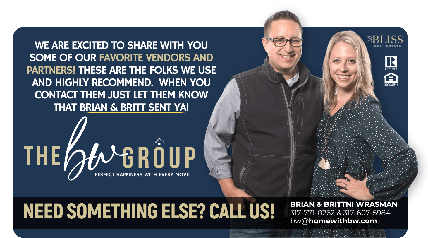 Brian & Britt's Featured Vendors