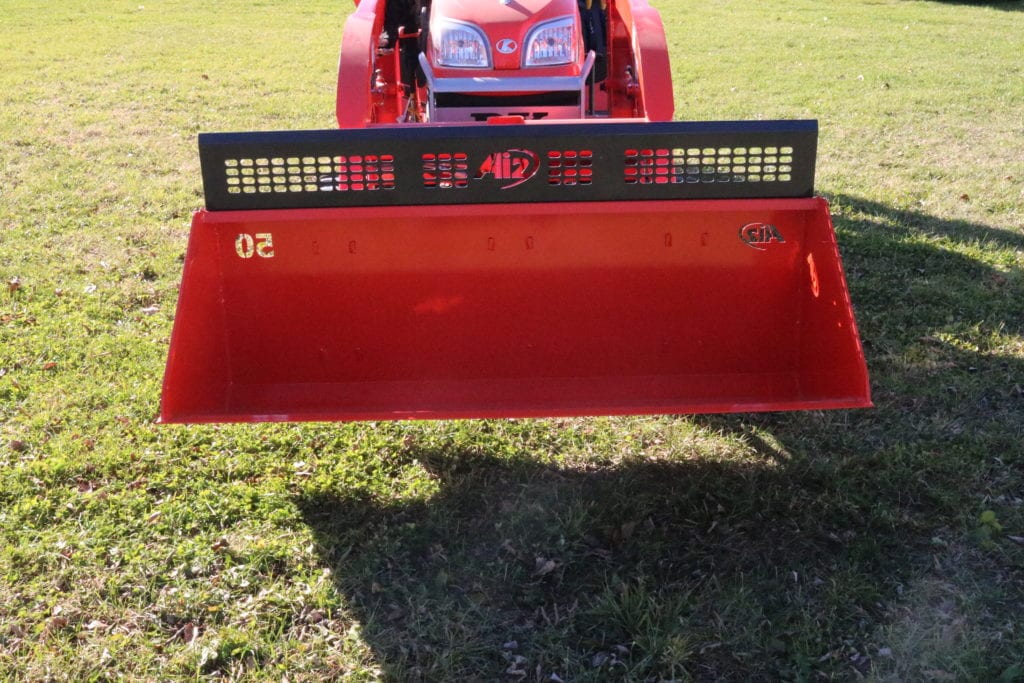 Kubota Spill Guard for the 50" dirt bucket