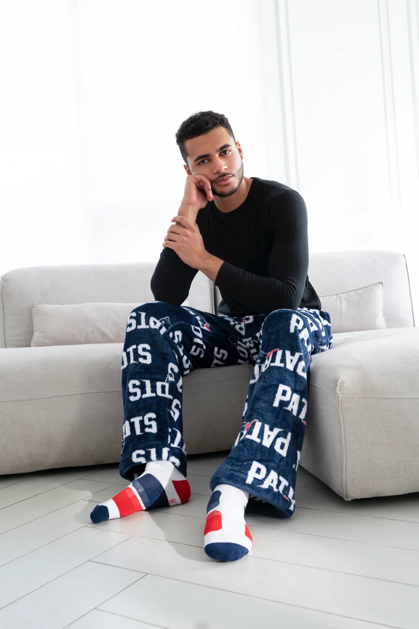 NFL Mens Coral Fleece Pajama Lounge Pants