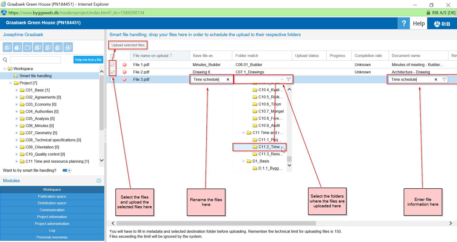 Smart File Handling SupportCenter