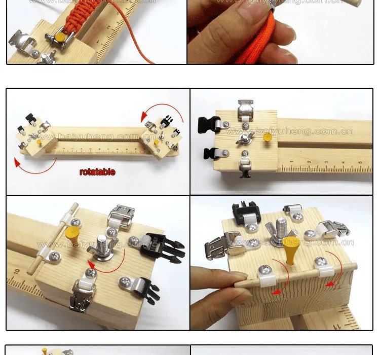 Paracord Bracelet Jig Craft Intricate Bracelets with Precision and Ease