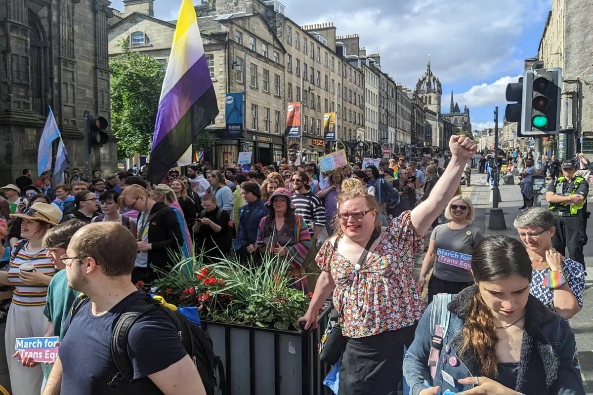 Edinburgh march and rally showed support for trans equality Bylines