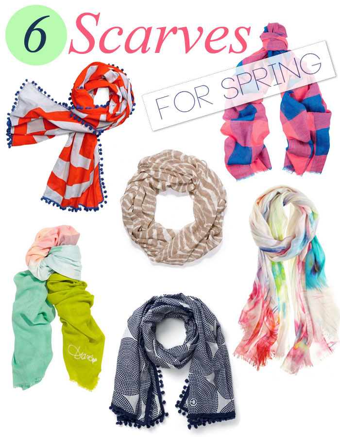 6 Scarves for Spring By Lynny