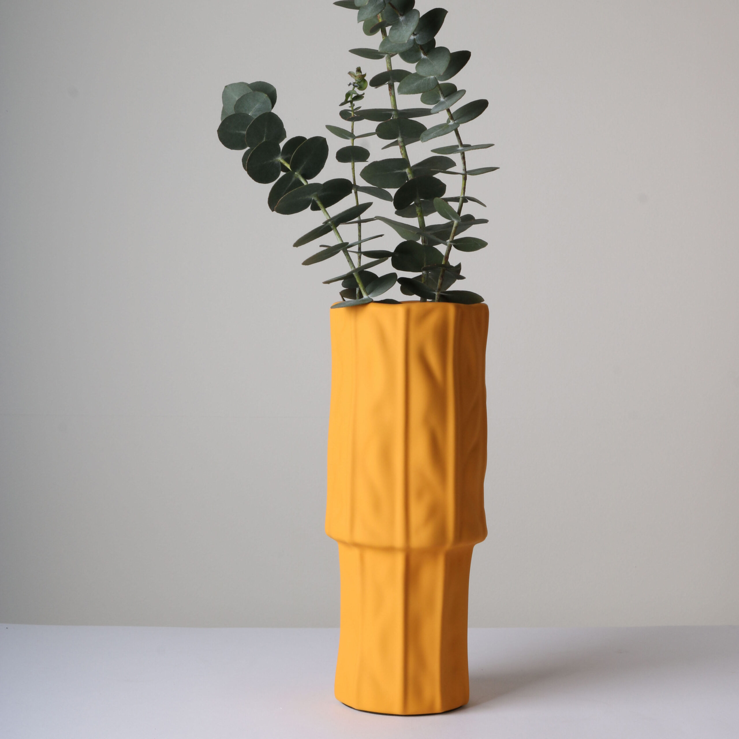 Yellow Nordic Vase 1 By Nat Home