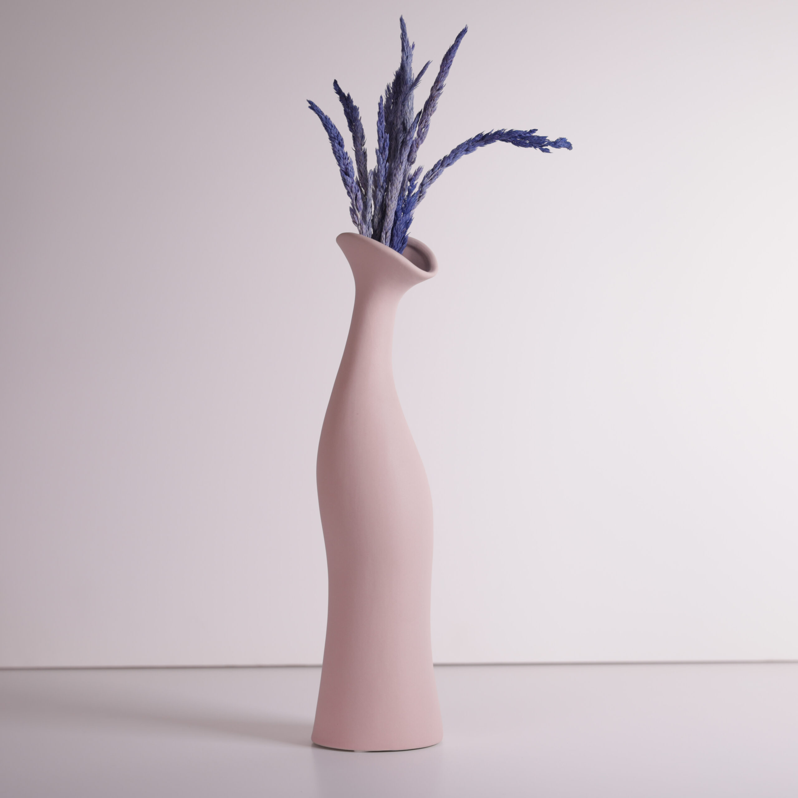 Pink Fine Mouth Vase By Nat Home