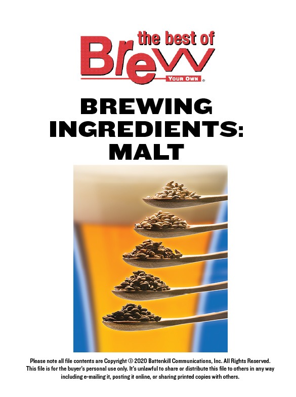 Brewing Ingredients Malt — Digital Download Brew Your Own