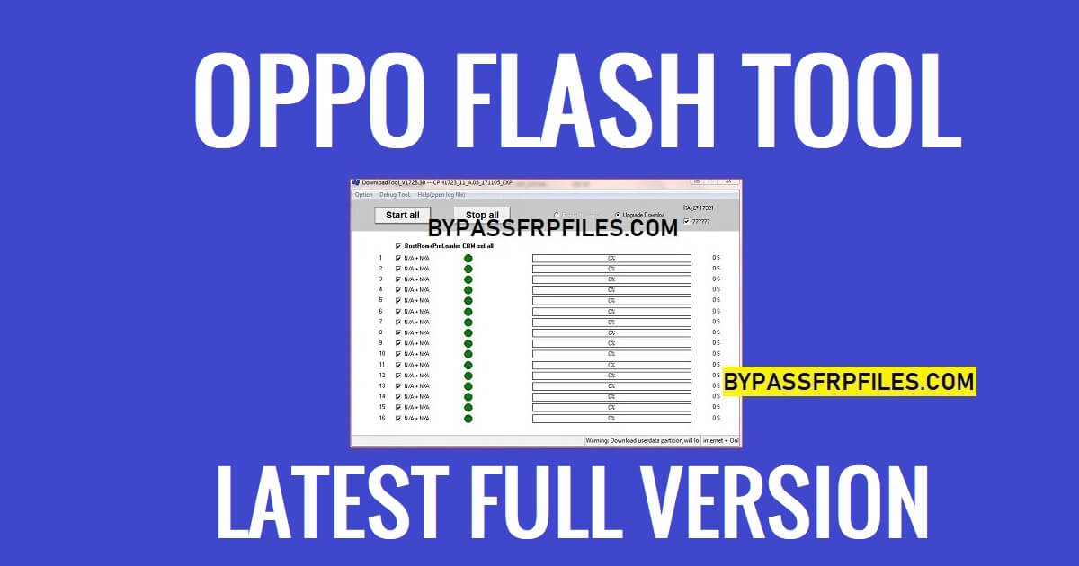 Oppo Flash Tool Download 2025 Latest Full Version Free