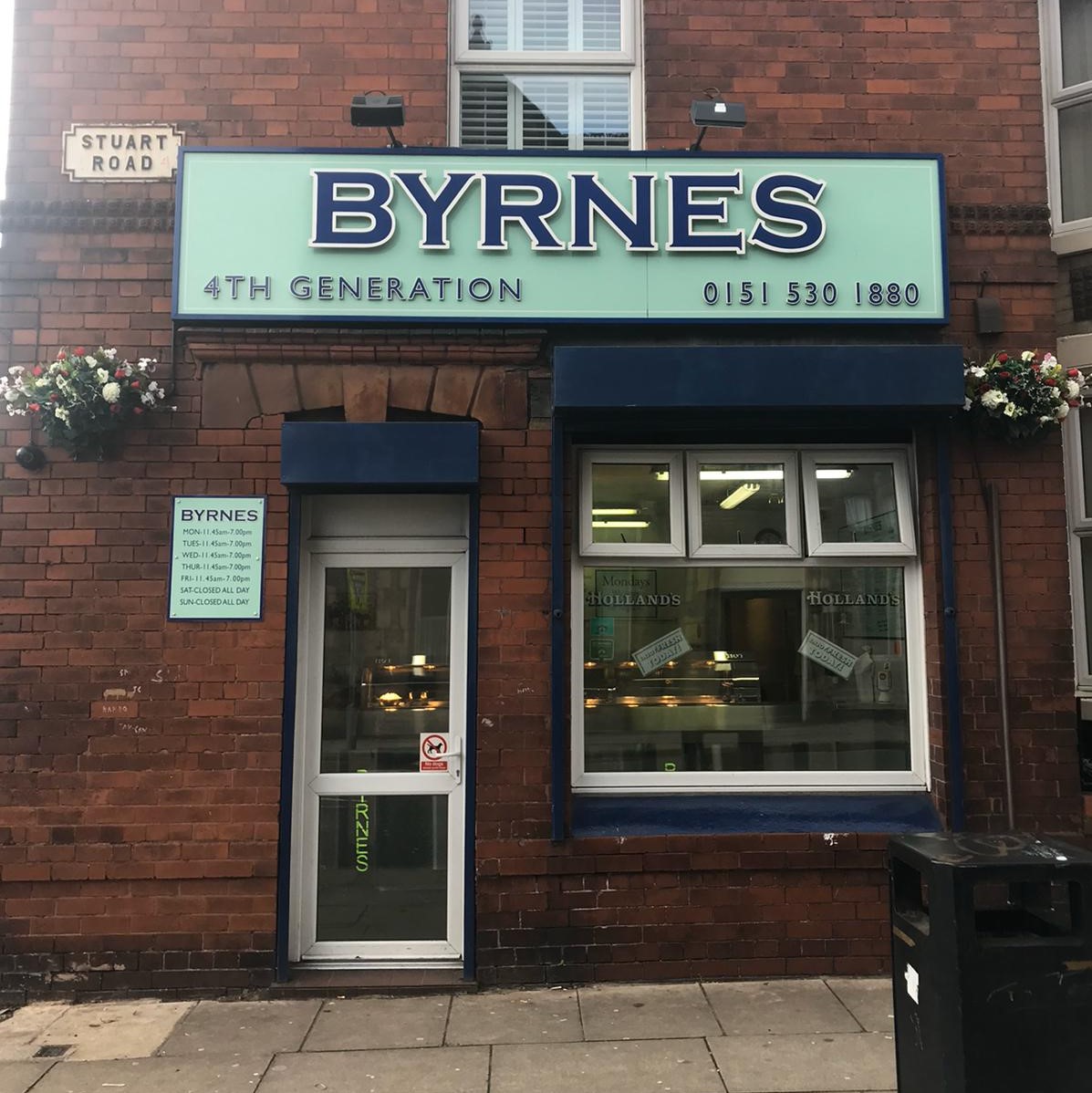 Our Menu Byrnes Chippy