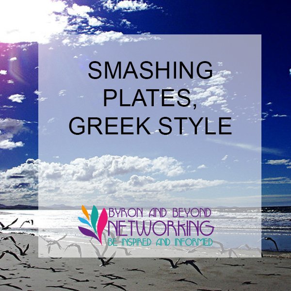 Smashing Plates Greek Style