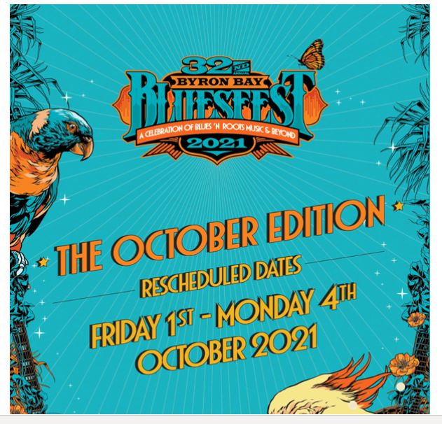 Blues Festival announce new dates for 2021 Byron Bayview