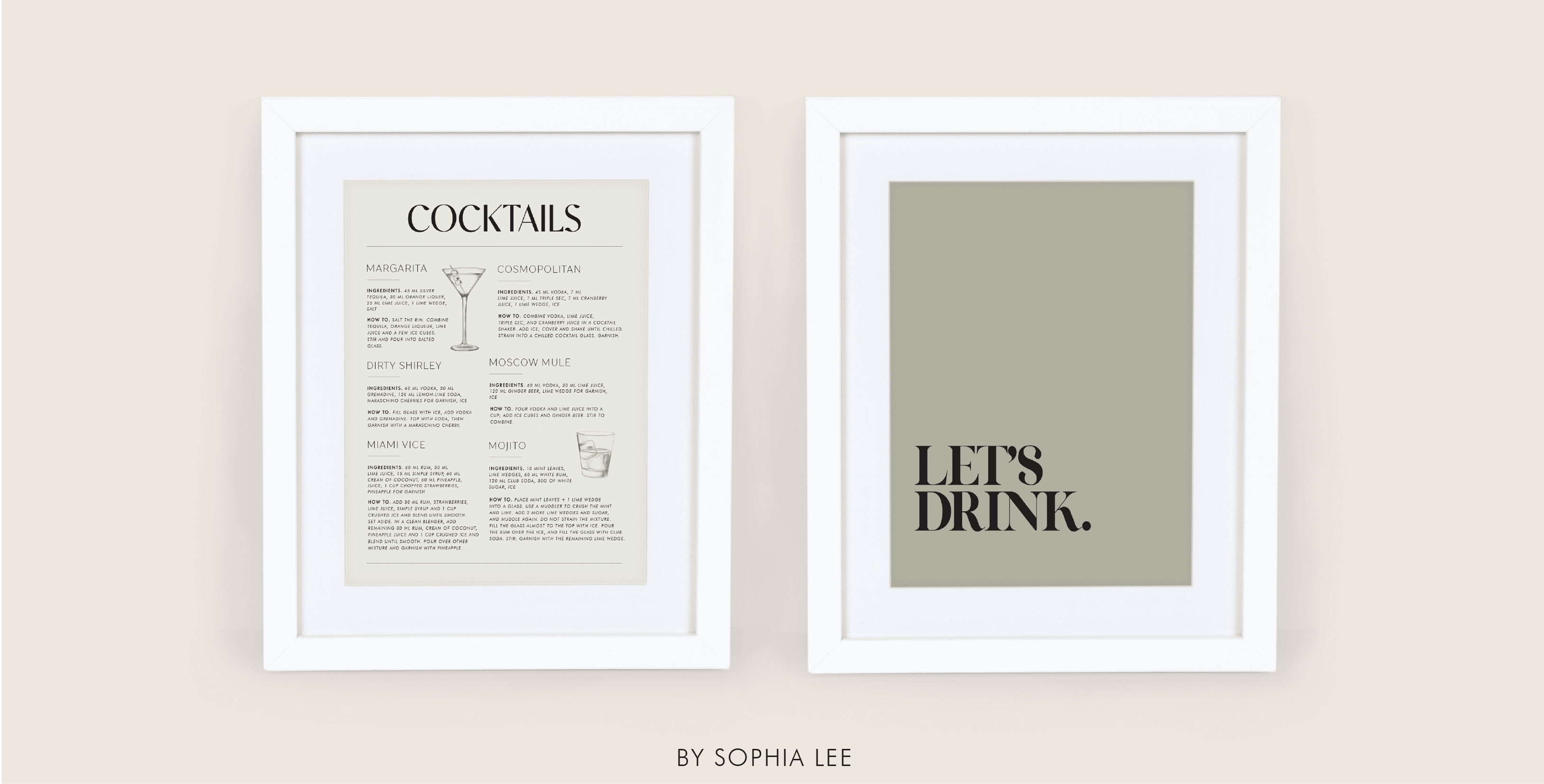 BAR CART ART 6 Free Bar Cart Printables We’re Obsessing Over By