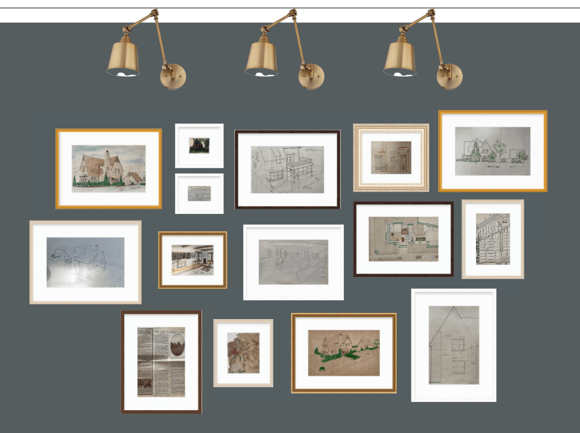 An Extremely Special Gallery Wall In The Office By Sophia Lee