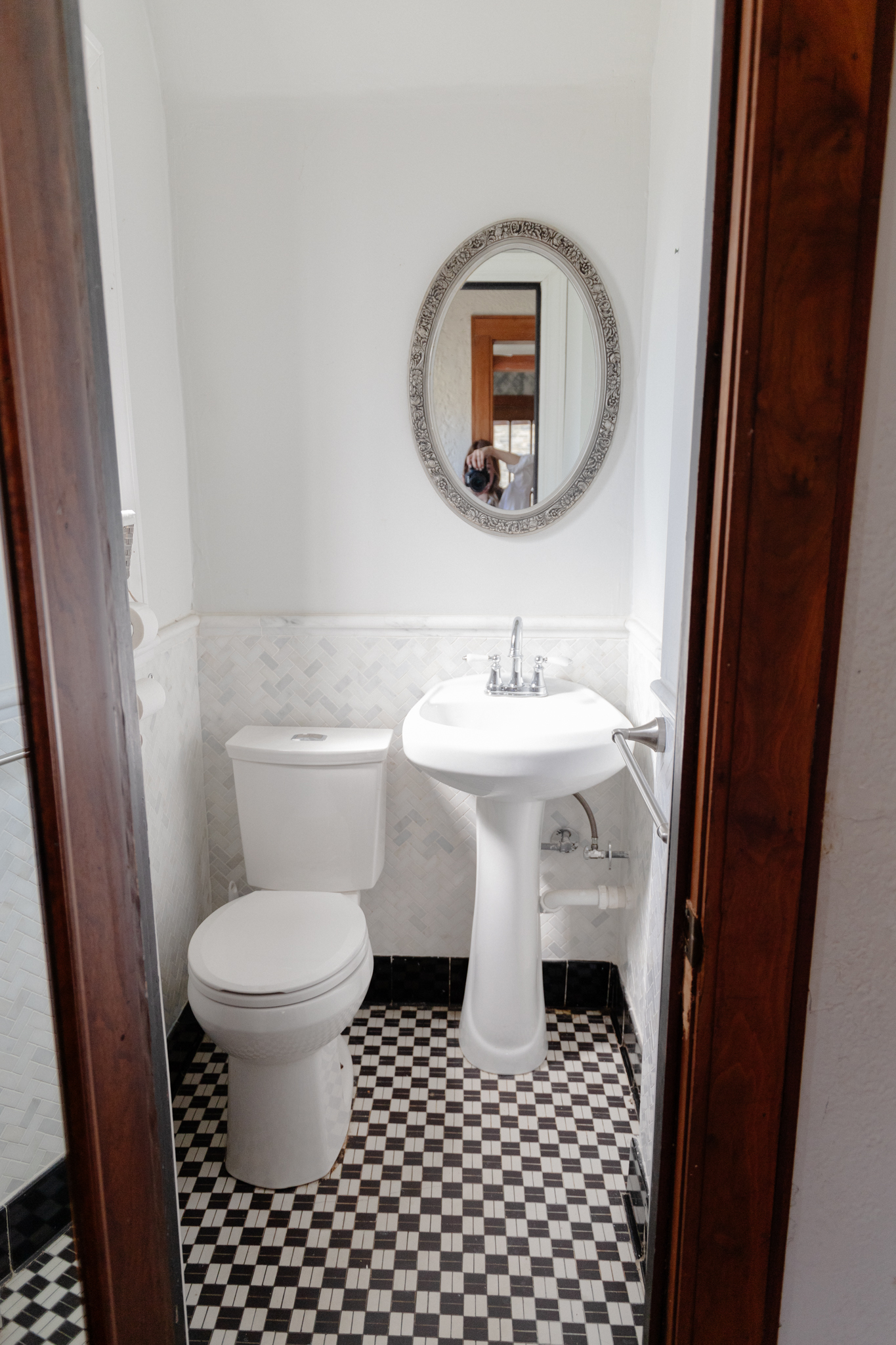 A Peek Into The Half Bath! By Sophia Lee