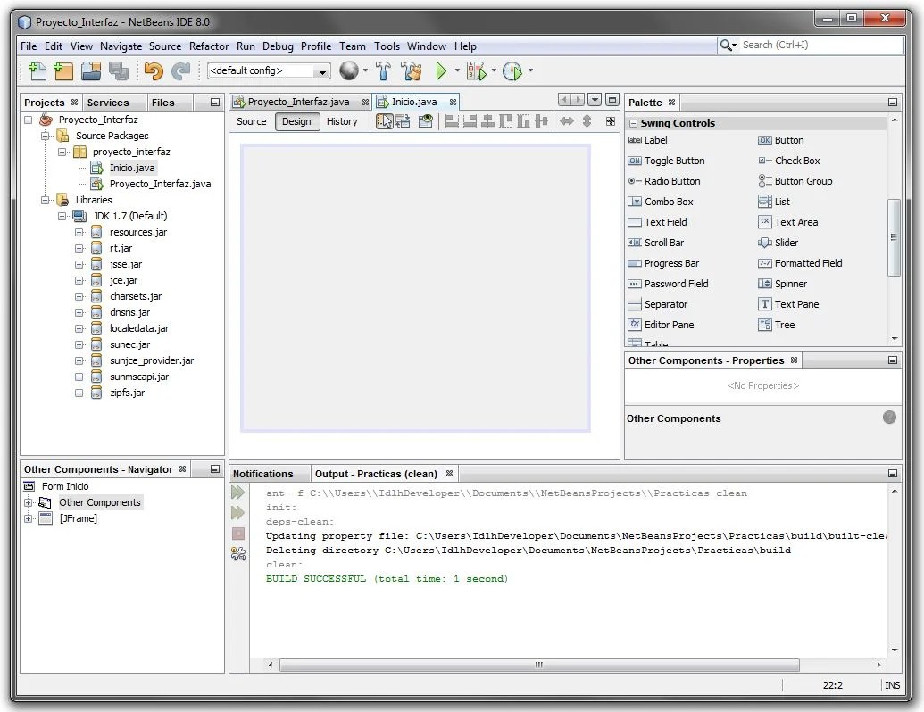Primera aplicación gráfica en Java con NetBeans IDE