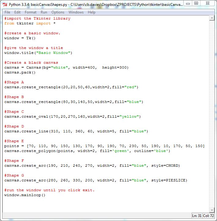 TKinter Drawing Byte Insight