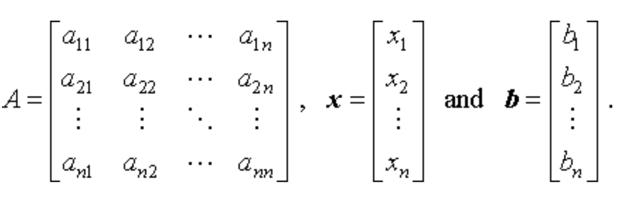 Solution Of Matrix Equation Ax B Tessshebaylo