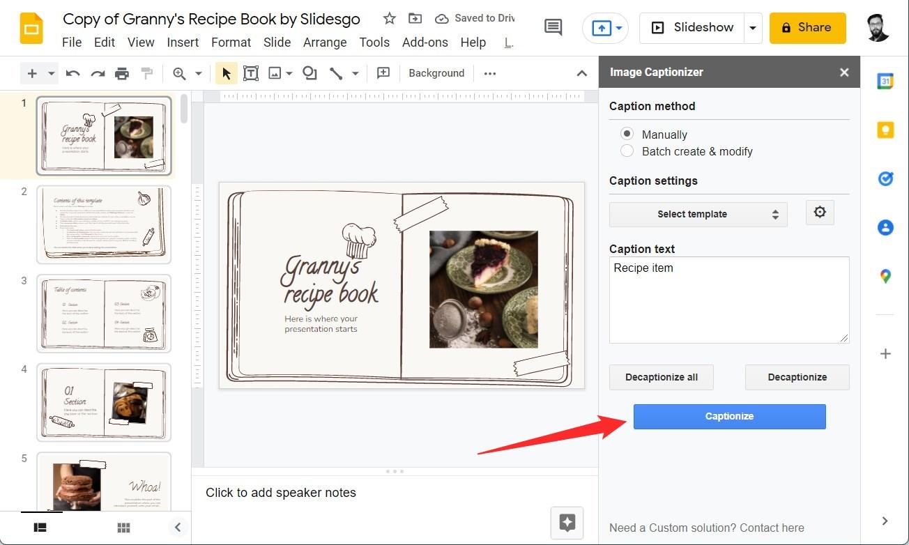 How to Add Image Caption in Google Slides 2024?