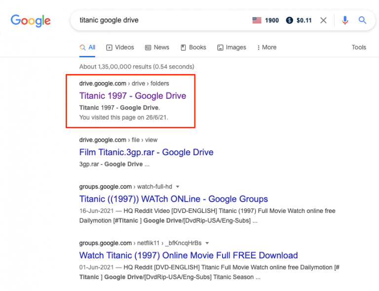 How to Find Movies on Google Drive with Google Search? 2024