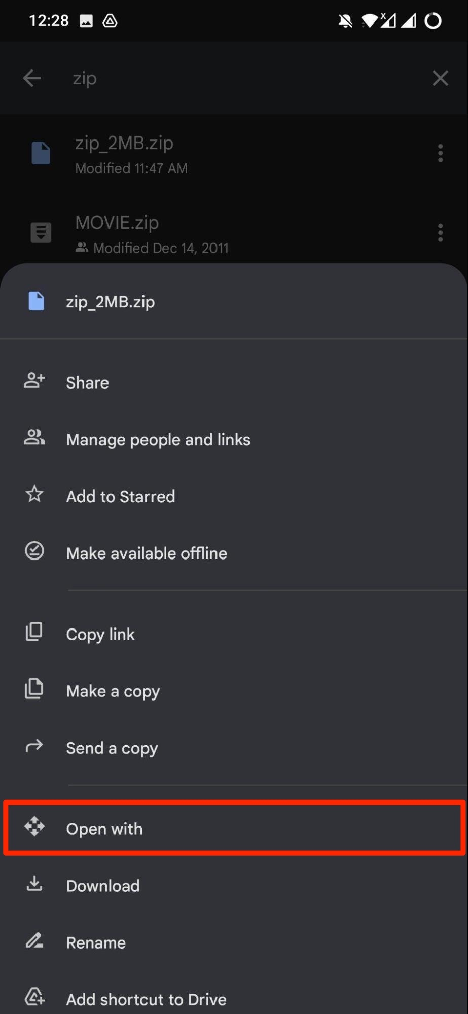 How to Unzip Google Drive Files on Android?