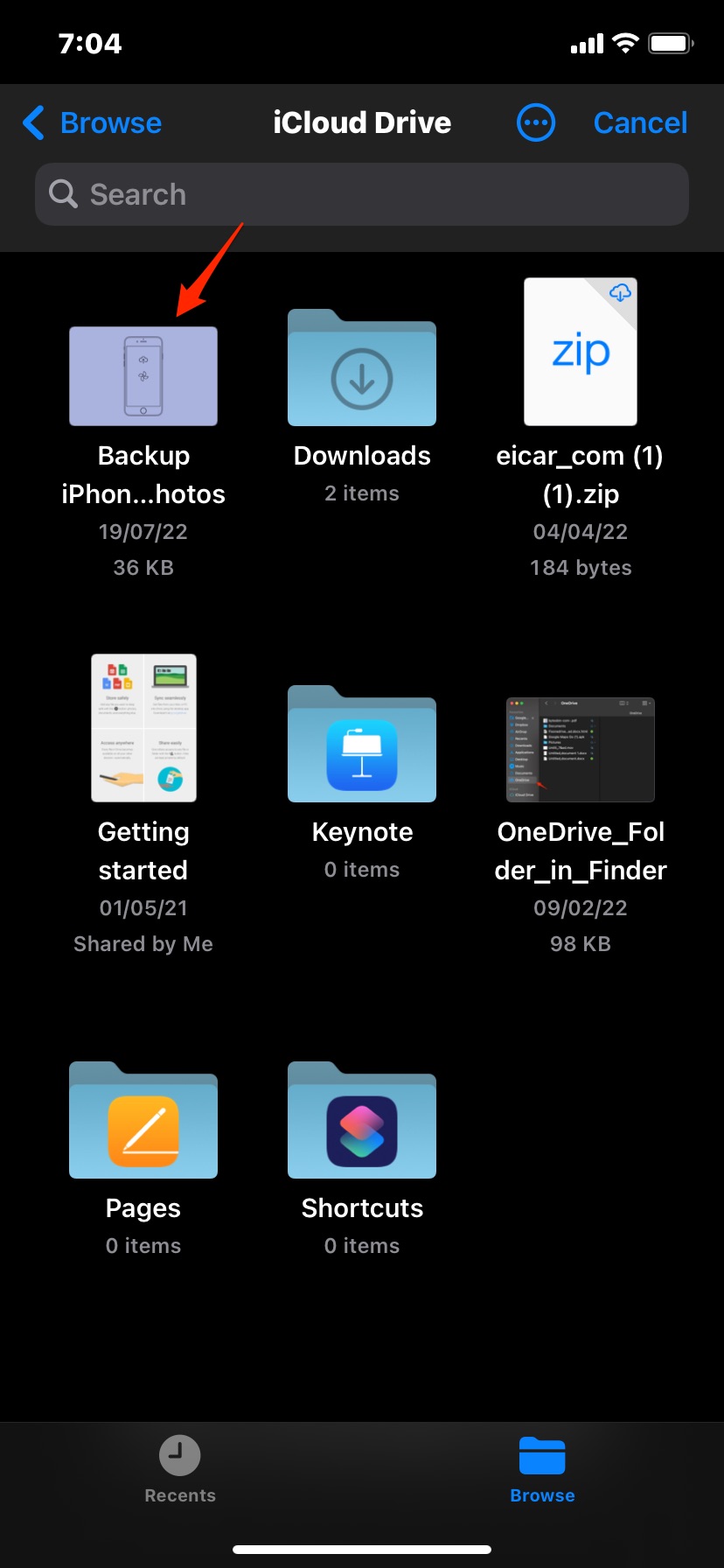 How to Transfer Files from iCloud to OneDrive on iPhone?