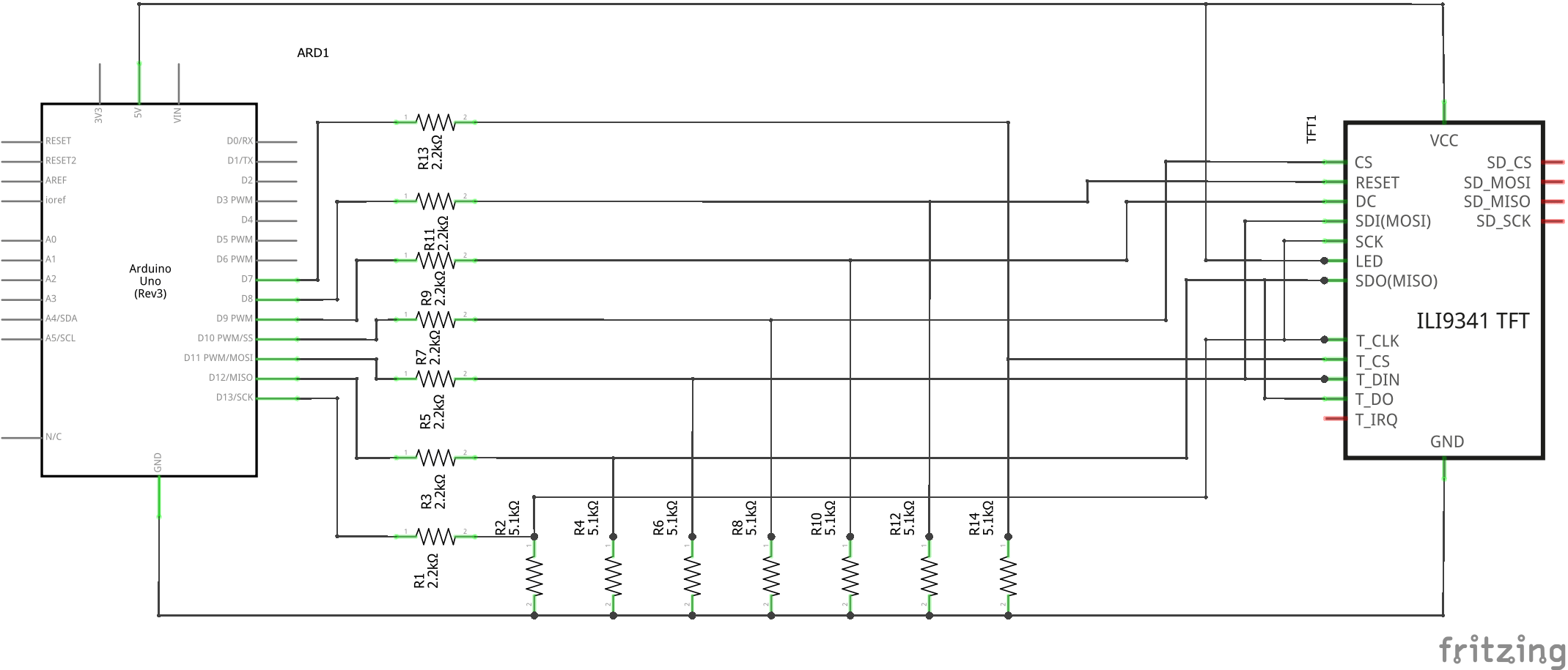 Connecting an SPI TFT Touchscreen to Your Arduino Bytes N Bits