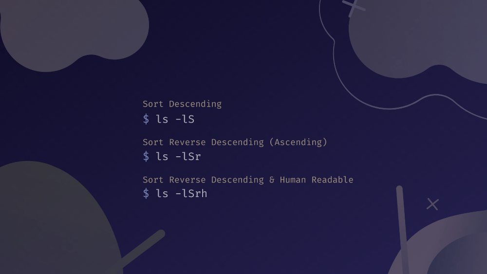 Linux ls Command List and Sort Files by Size