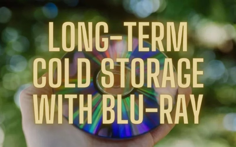 Longterm Cold Storage with BluRay ByteXD