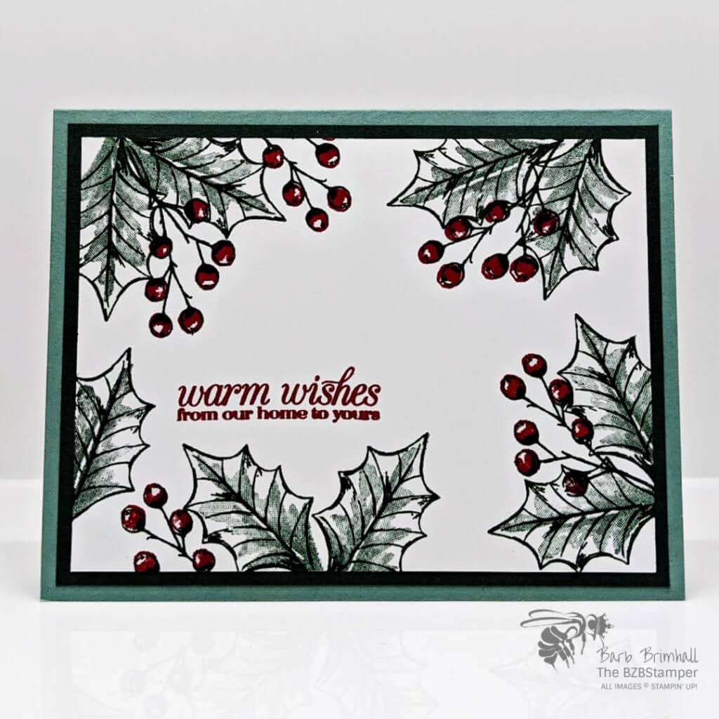 Simple Christmas Card Design Barb Brimhall, The BZBStamper