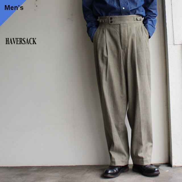 Haversack グリーンデニムグルカパンツ 4619 C Countly シーカウントリー 長野県松本市セレクトショップ Haversack グリーンデニムグルカパンツ 4619 C Countly シーカウントリー 長野県松本市セレクトショップ