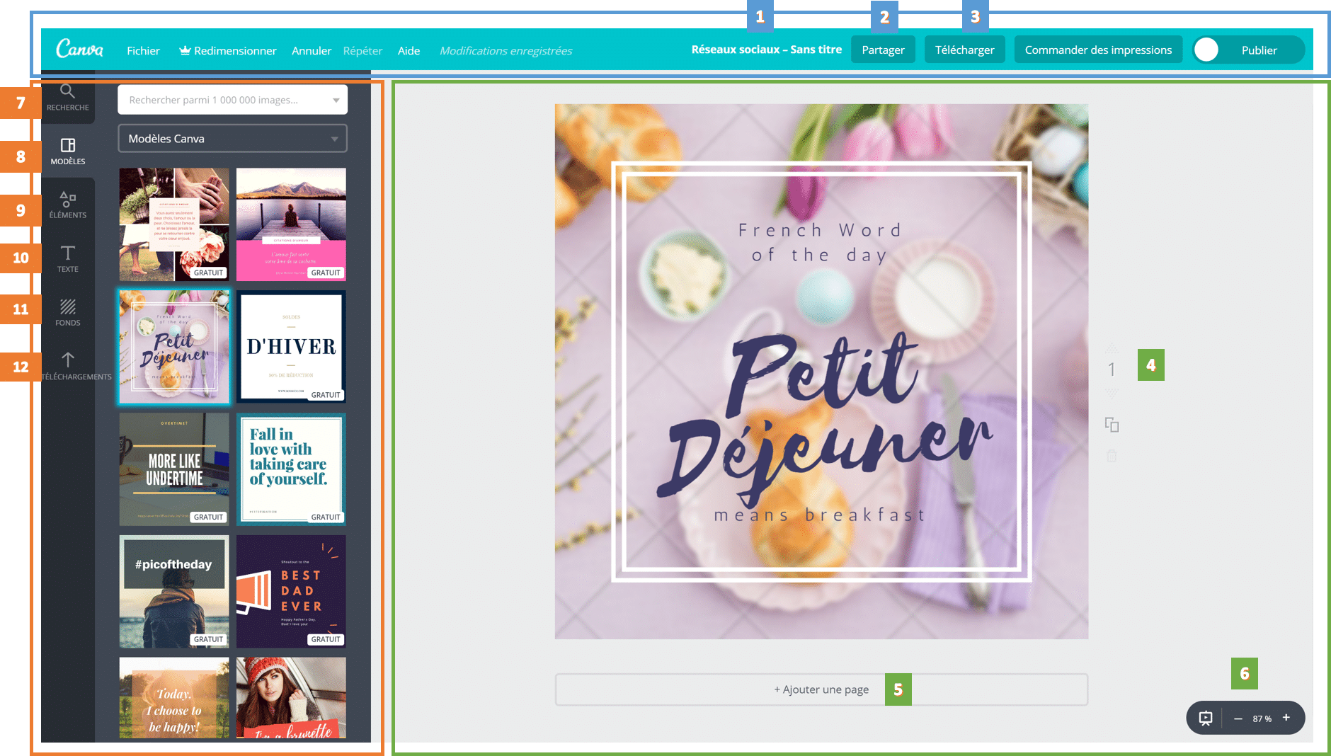 Premier pas dans Canva, l'outil gratuit de votre marketing visuel
