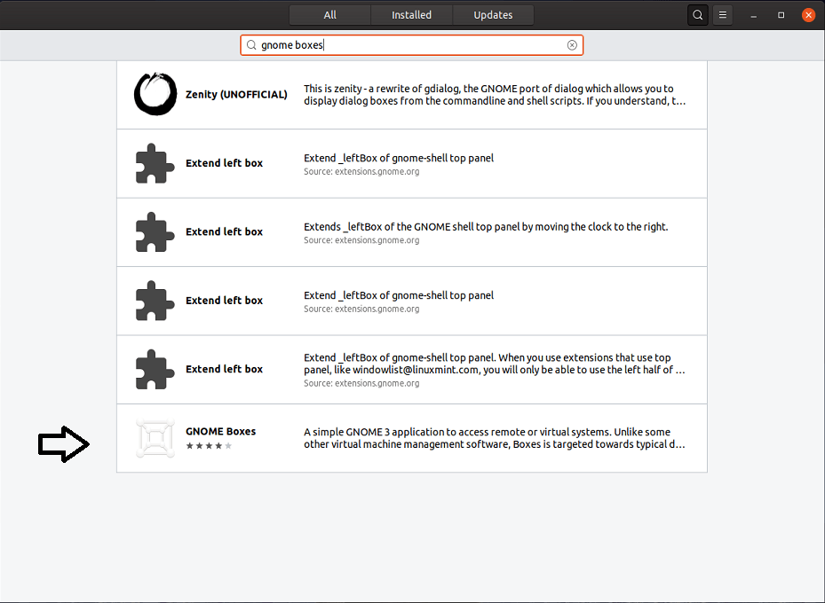 Quick look at Gnome Boxes on Ubuntu 19.10 Griffon's IT Library