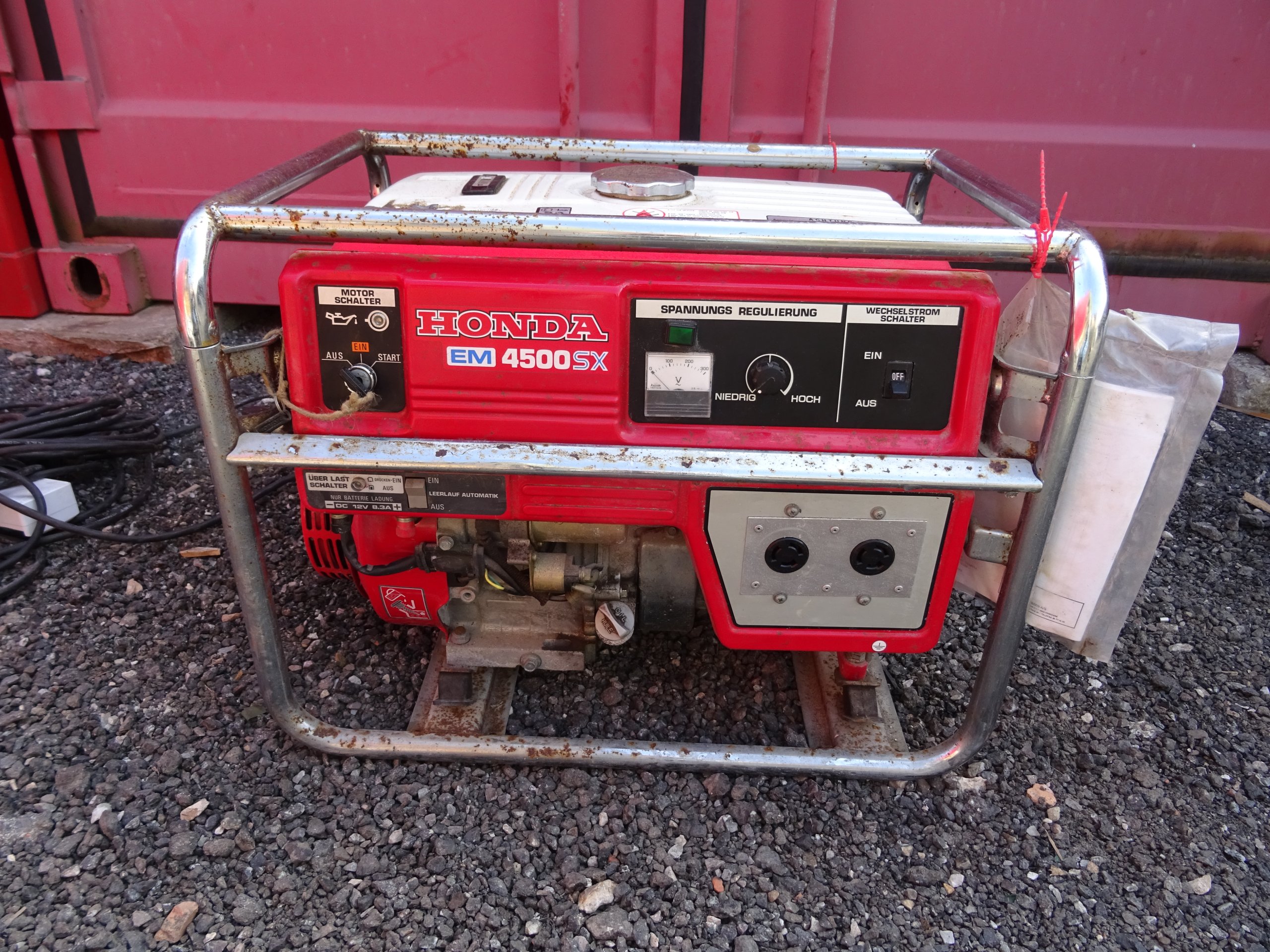 AGREGAT PRĄDOTWÓRCZY GENERATOR HONDA EM 4500 SX 7274129322