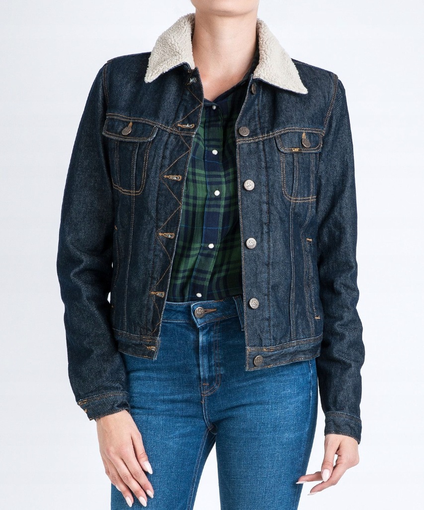Lee SHERPA JACKET L54VRD36 Rinse M 7645763924 oficjalne archiwum