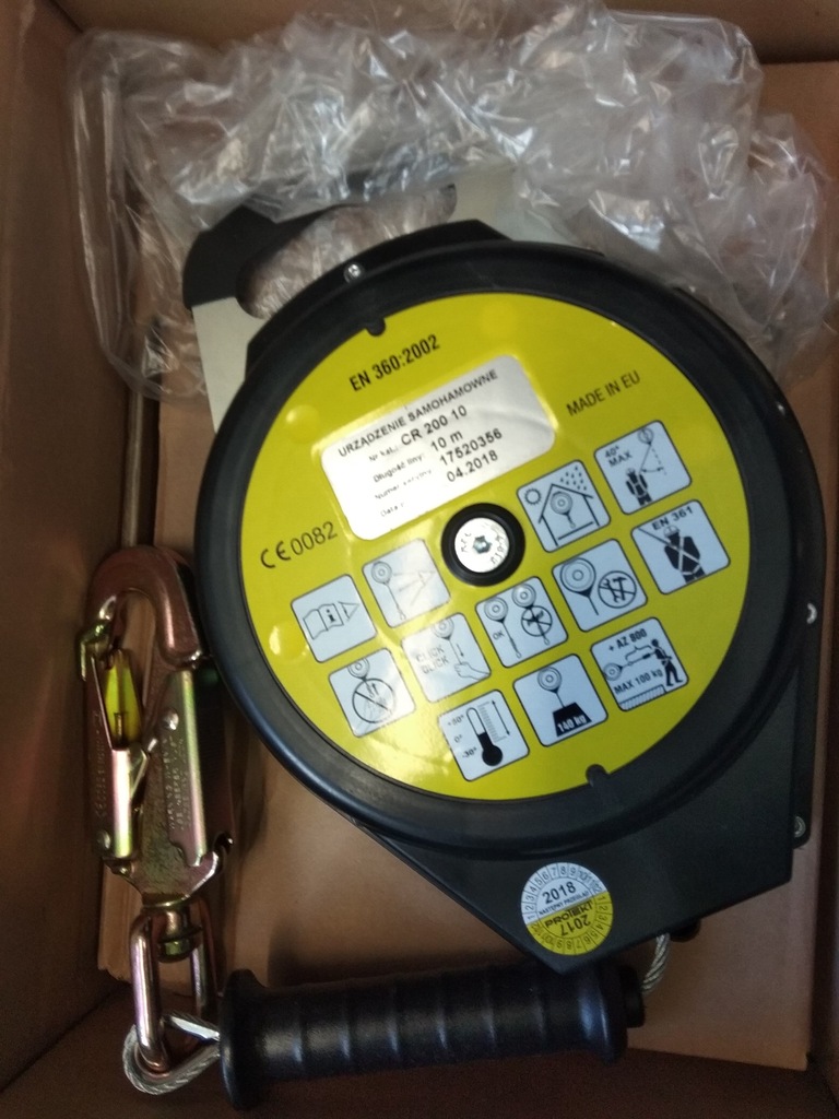 Urządzenie samohamowne PROTEKT CR 200 10 10m