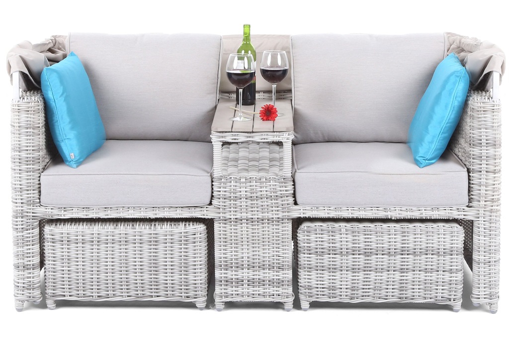 Sofa ogrodowa z TECHNORATTANU meble ogrodowe TARAS 7249098033