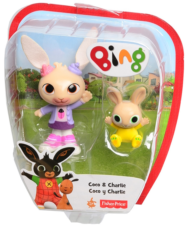 CHF22 Coco Charlie Bing 2 pak Figurki Fisher Price 7232836965