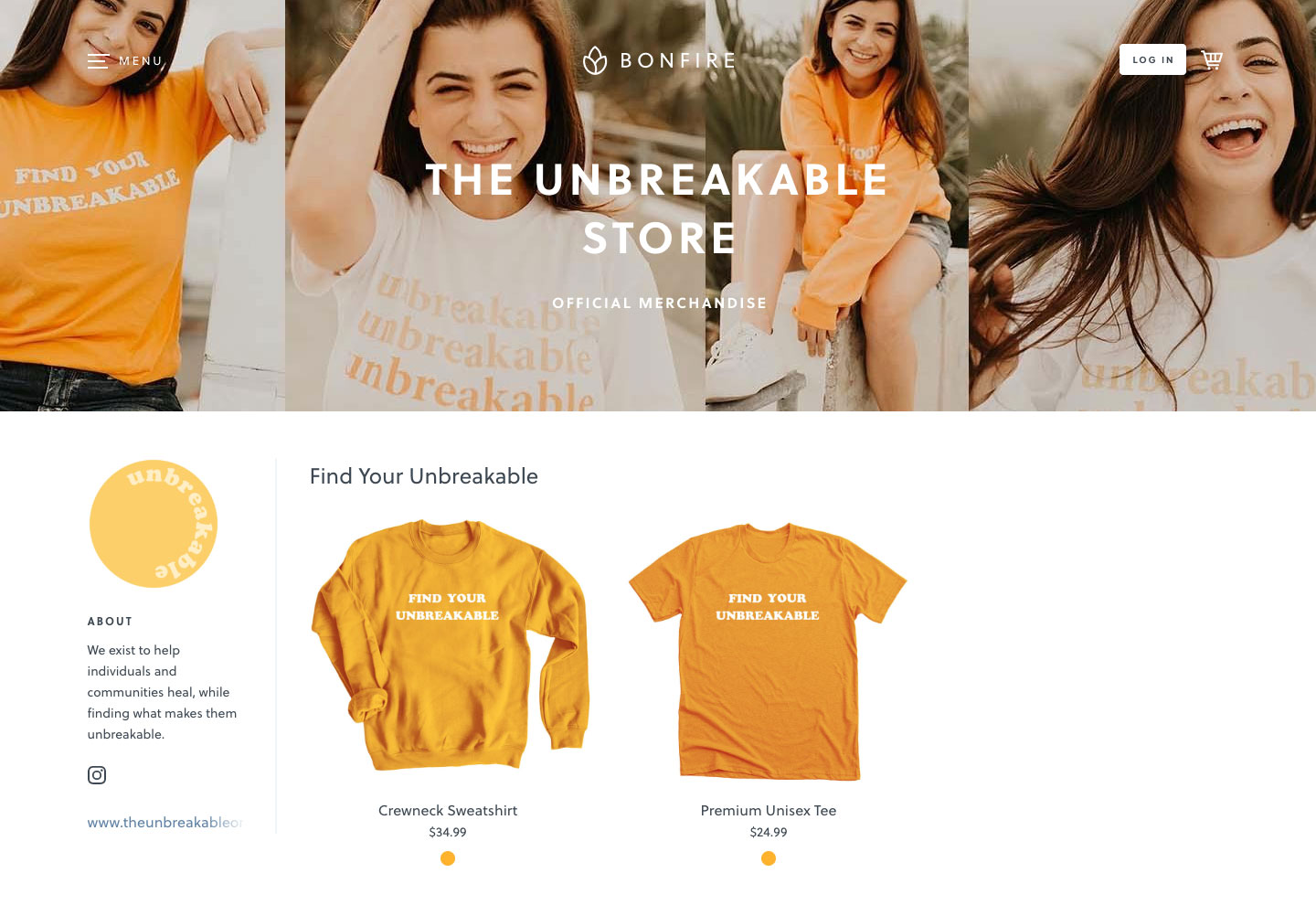 Online TShirt Store Open Your Online Merch Store Bonfire