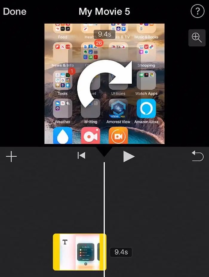 Wie Sie Video horizontal spiegeln/drehen